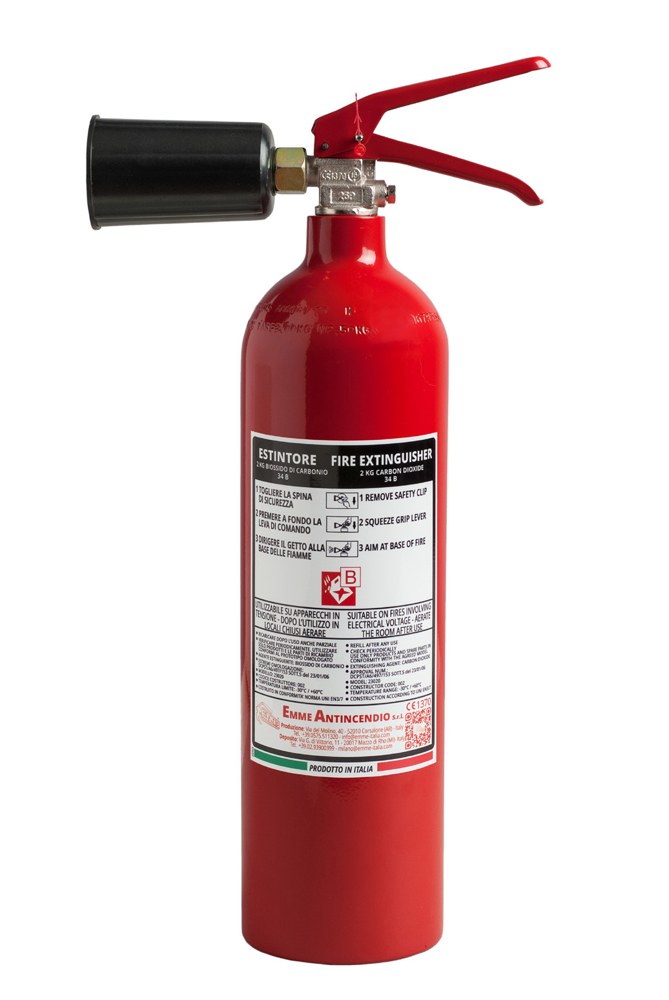 Estintore portatile 2 kg biossido di carbonio – Codice 23020-8