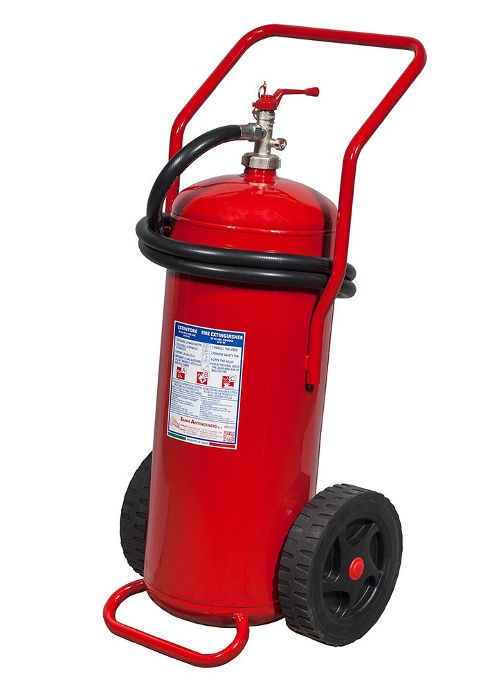 Estintore carrellato 50 kg polvere ABC – Codice 18508