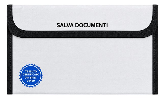 Busta ignifuga salva documenti – Codice A_3 bis